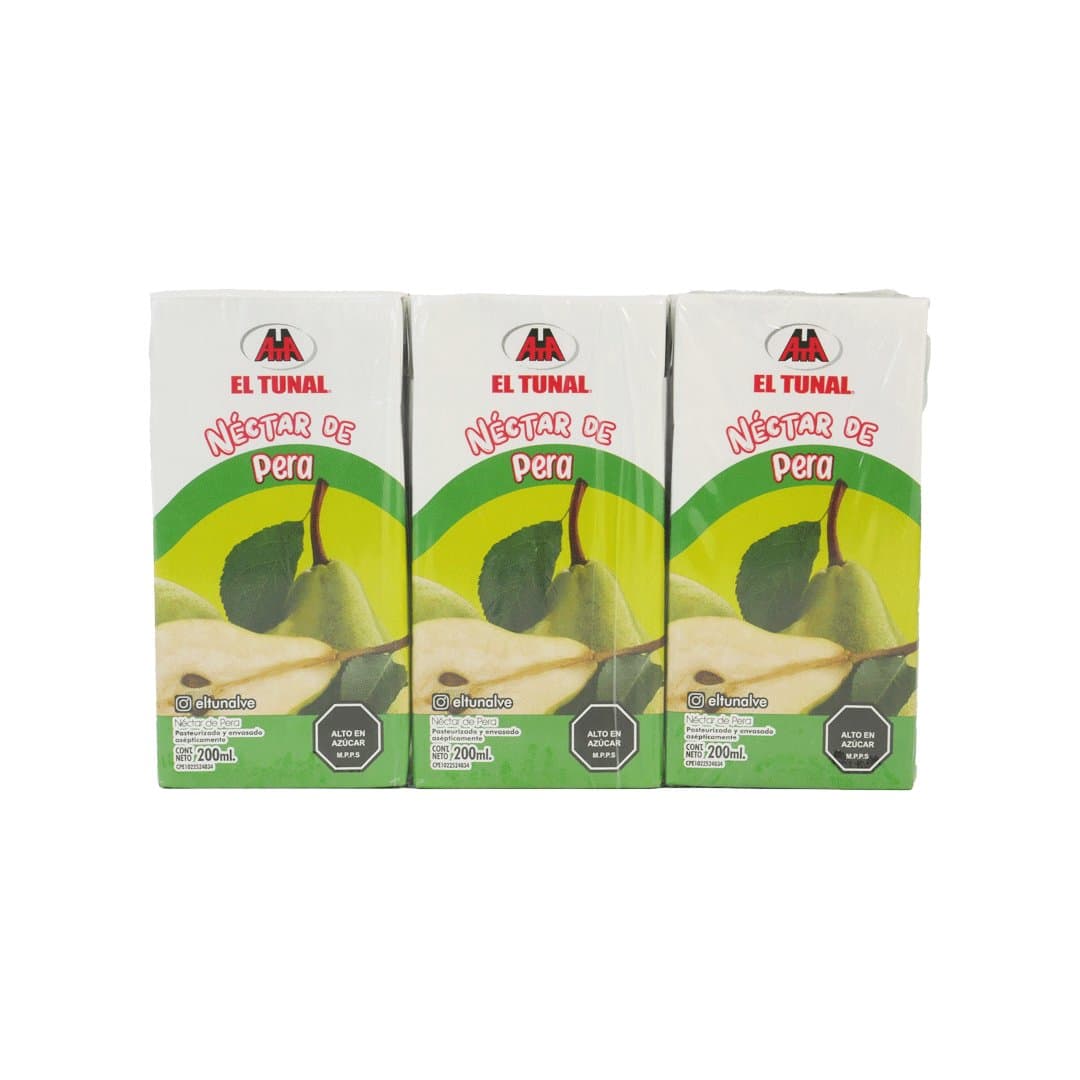 JUGO DE PERA EL TUNAL 3X200ML foto