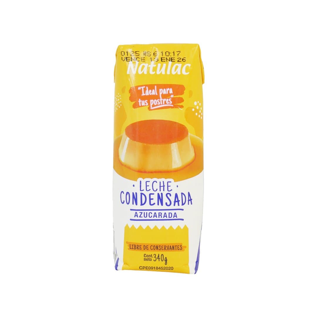LECHE CONDENSADA NATULAC 340GR foto
