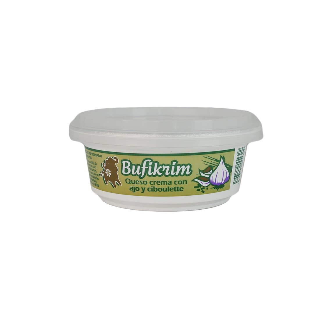 QUESO CREMA AJO Y CIBOULETTE BUFALINDA 250GR foto