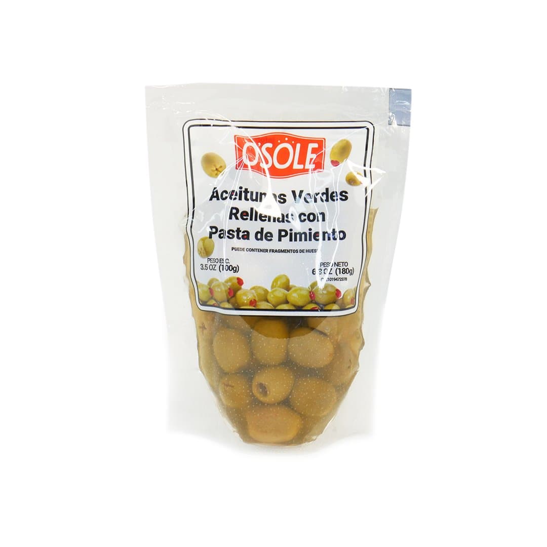 ACEITUNAS RELLENAS CON PIMIENTO 180 GR foto