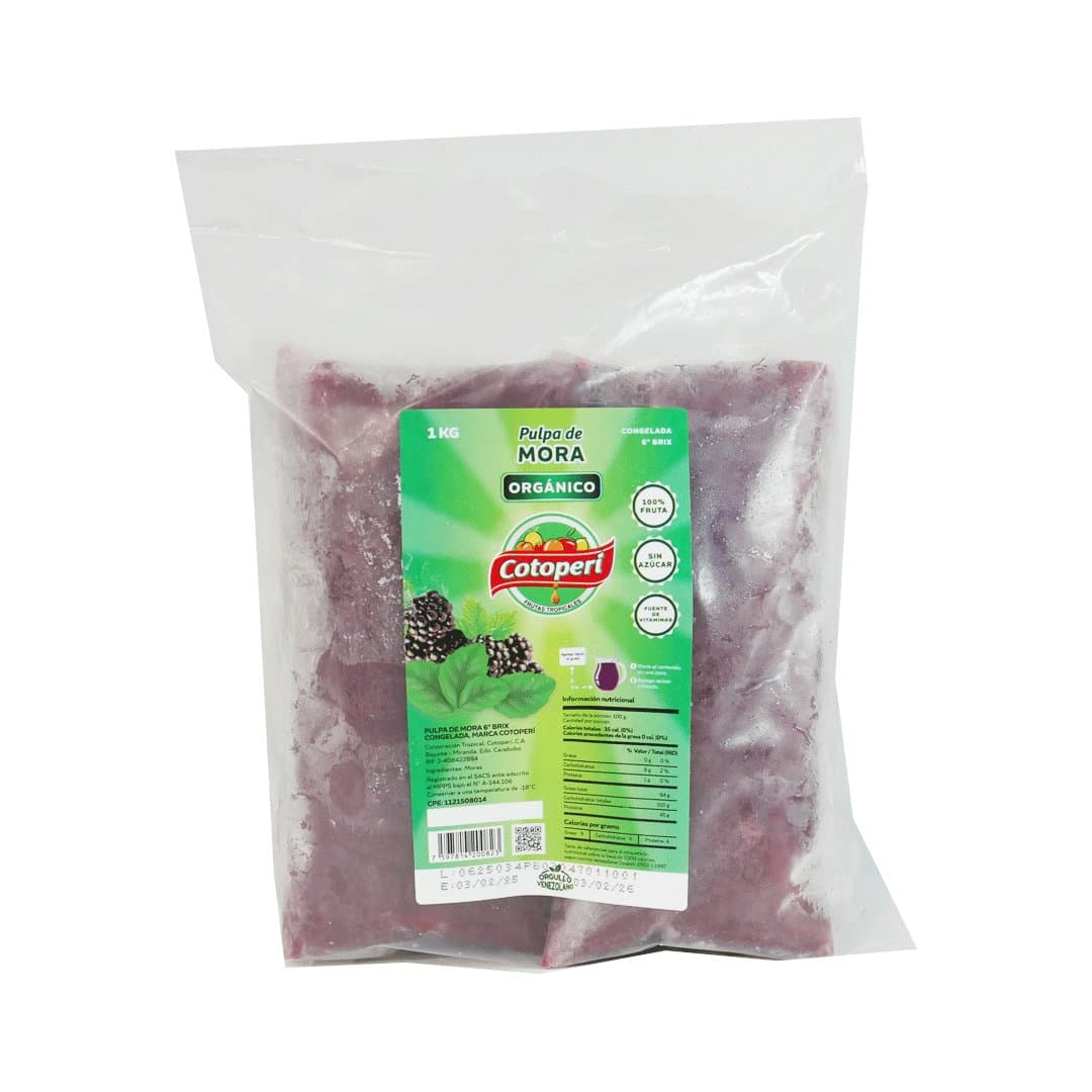 PULPA DE MORA COTOPERI 1 KG foto