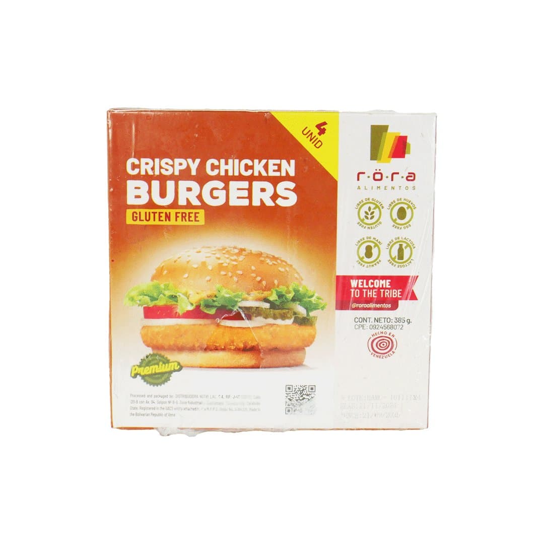 POLLO CRISPY PARA HAMBURGUESA RORA 385GR foto