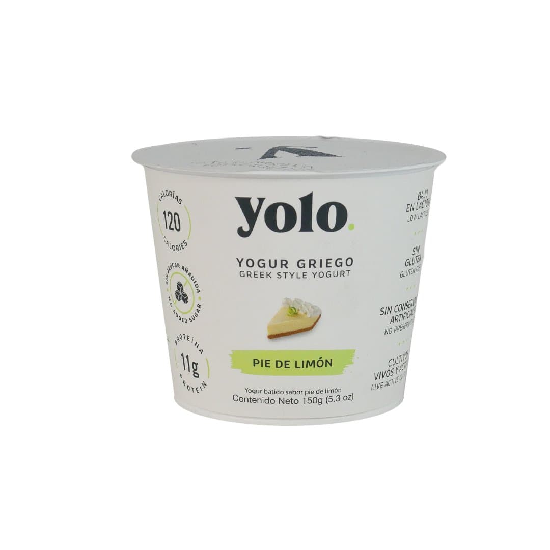 YOGURT GRIEGO PIE DE LIMON YOLO 150GR foto