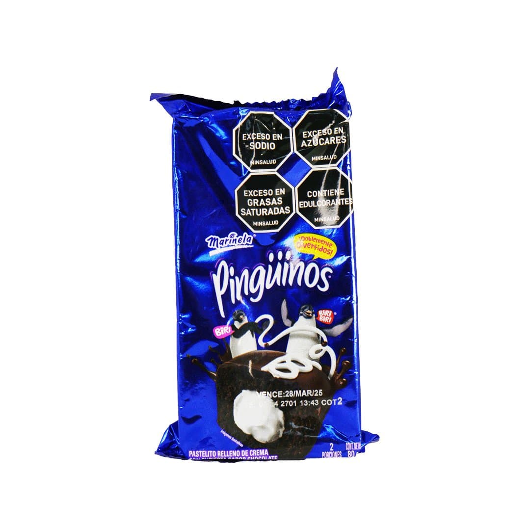 PINGUINOS CHOCOLATE MARINELA 80GR foto